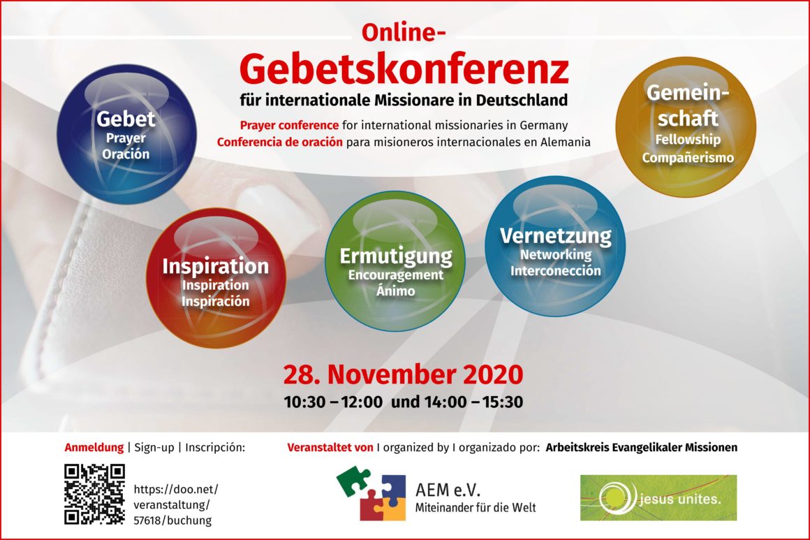 Online-Gebetskonferenz für internationale Missionare in Deutschland