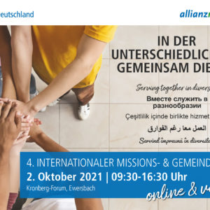 4. Internationaler Missions- und Gemeindetag am 2. Oktober