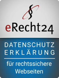 eRecht24 - Datenschutzerklärung - Siegel für rechtssichere Webseiten