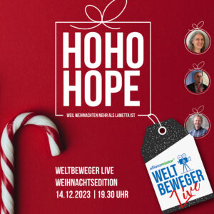 Weltbeweger live – die Weihnachts-Edition am 14. Dezember