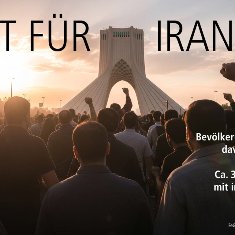 Betet für Iran